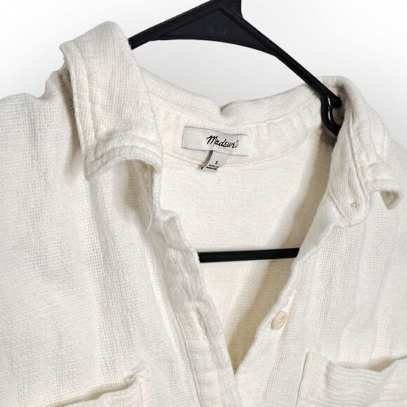 Madewell Breezewoven Beachside Shirttail Top size Small - Picture 7 of 10